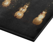 Snowman Holiday Light Display Schneidebrett (Ecke)