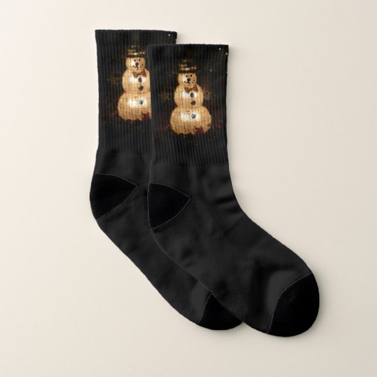 Snowman Holiday Light Display Socken (Paar)