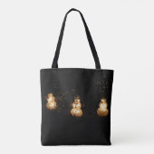 Snowman Holiday Light Display Tasche (Rückseite)