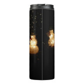 Snowman Holiday Light Display Thermosbecher (Rückseite)