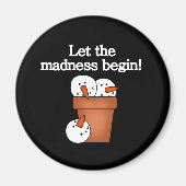 Snowman Holiday Madness Magnet (Vorne)
