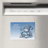 Snowman Holiday Magnet (In Situ (Geschirrspüler))