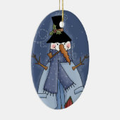 Snowman Holiday Ornament (Rechts)