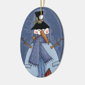 Snowman Holiday Ornament (Links)