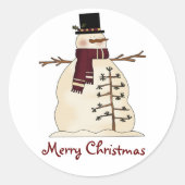Snowman Holiday Stickers (Vorderseite)