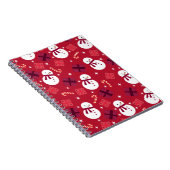 Snowman Holiday Weihnachten Notizblock (Rechte Seite)