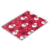 Snowman Holiday Weihnachten Notizblock (Linke Seite)