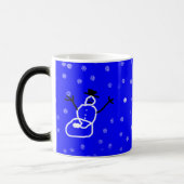Snowman Holiday Weihnachts-Tasse Anpassbar Verwandlungstasse (Links)