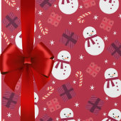 Snowman Holiday Weihnachtsgeschenk Geschenkpapier