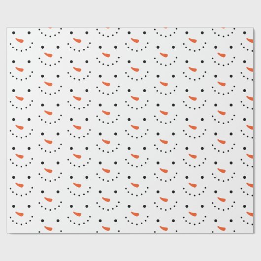 Snowman Holiday Wrapping Paper Geschenkpapier (Flach)