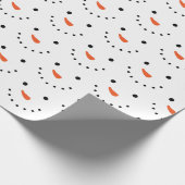Snowman Holiday Wrapping Paper Geschenkpapier (Ecke)