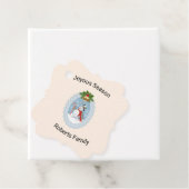 Snowman Holly Joyous Season Holiday Geschenkanhänger (Beispiel)