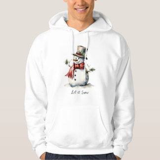 Snowman Hooded Sweatshirt