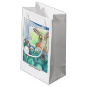 Snowman-Horror-Film-Geschenk-Tasche Kleine Geschenktüte (Rückseite Schrägansicht)