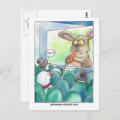 Snowman Horror Film Postcard Postkarte (Vorne/Hinten)