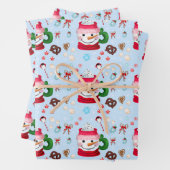 Snowman Hot Chocolate Fun Geschenkpapier Set (Beispiel)