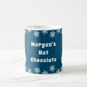Snowman Hot Chocolate Personalisiert Kaffeetasse (Mittel)