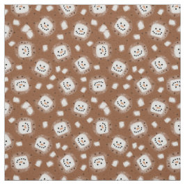 Snowman Hot Cocoa Stoff