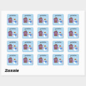 Snowman & House #1-2 Stickers (Blatt)