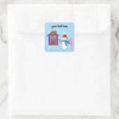 Snowman & House #1-2 Stickers (Tasche)