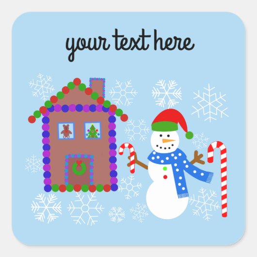 Snowman & House #1-2 Stickers (Vorderseite)
