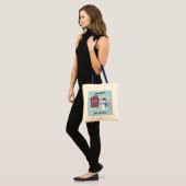 Snowman & House #1 Tote Bag Tragetasche (Vorderseite (Model))