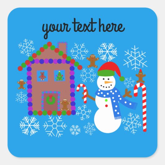 Snowman & House #2-2 Stickers (Vorderseite)