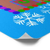 Snowman & House #2 Poster (Ecke)