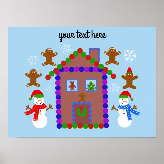 Snowman & House #3 Poster (Vorne)