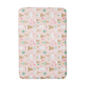 Snowman Ice Cream Cones Weihnachtsmuster Badematte (Vorderseite Vertikal)