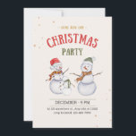 Snowman illustrierte Weihnachtsfeier Party Einladu Einladung<br><div class="desc">Feiern Sie die Saison mit einer skurrilen Touch durch unseren Schneemann illustriert Weihnachten Party Einladung Design! Mit bezaubernden,  von Hand gezeichnet Schneemännern in festlicher Kleidung vor dem Hintergrund der winterlichen Landschaften,  bringt diese Einladung den Charme und die Freude der Ferien zum Ausdruck.</div>