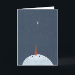 Snowman in Erinnerung Weihnachtskarte Feiertagskarte<br><div class="desc">Die Erinnerungsweihnachtskarte bietet einen Schneemann,  der auf die Sterne blickt,  und ein Eskimo-Sprichwort. Vielleicht sind sie nicht Sterne am Himmel,  sondern Öffnungen,  wo unsere Lieben lächeln,  um uns lassen wissen,  dass sie glücklich sind.   Toll mit Freunden und Familie teilen,  um an einen geliebten erinnern an diesem Weihnachten.</div>