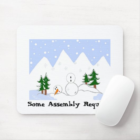 Snowman in Not Mousepad (Mit Mouse)