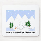 Snowman in Not Mousepad (Vorne)