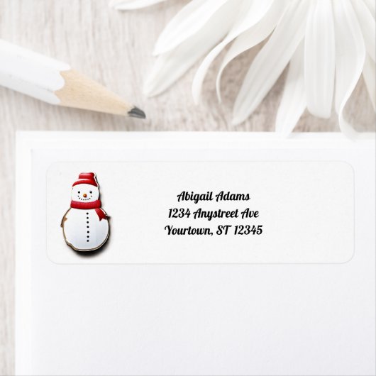 Snowman in Red Cutout (Insitu)