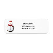 Snowman in Red Cutout (Vorne)
