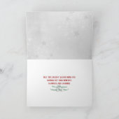 Snowman in Window Card Karte (Innenseite)