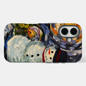 Snowman iPhone Case (Rückseite (Horizontal))