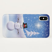 Snowman iPhone Case (Rückseite (Horizontal))