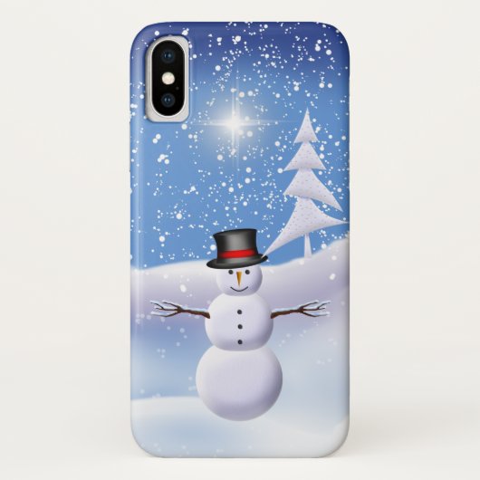 Snowman iPhone Case (Rückseite)