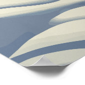 Snowman isst Wassermelone Poster (Ecke)