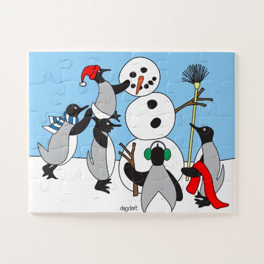 Snowman Jigsaw Puzzle (Horizontal)