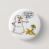 Snowman Joke Button (Vorderseite)