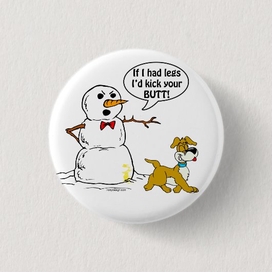 Snowman Joke Button (Vorderseite)