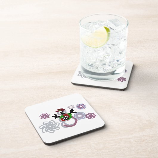 Snowman joy kind getränkeuntersetzer (Rechte Seite)