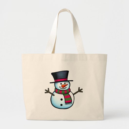 Snowman Jumbo Stoffbeutel (Vorne)