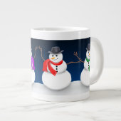 Snowman Jumbo-Tasse (Vorderseite Rechts)
