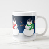 Snowman Jumbo-Tasse (Rechts)