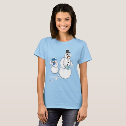 Snowman kacken T-Shirt (Vorne ganz)
