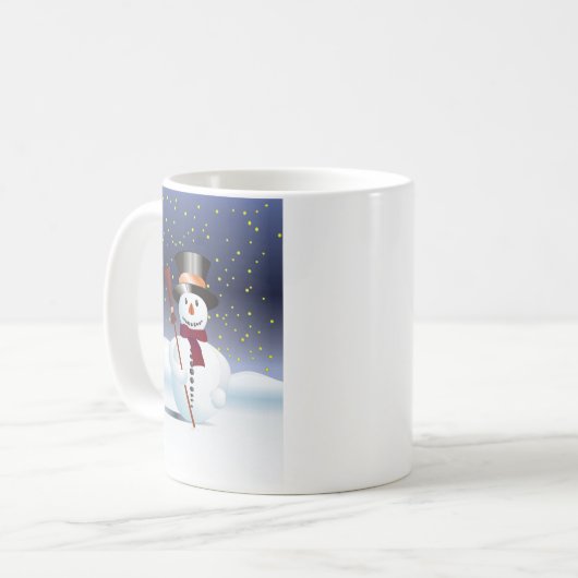 Snowman Kaffeetasse (Vorderseite Links)